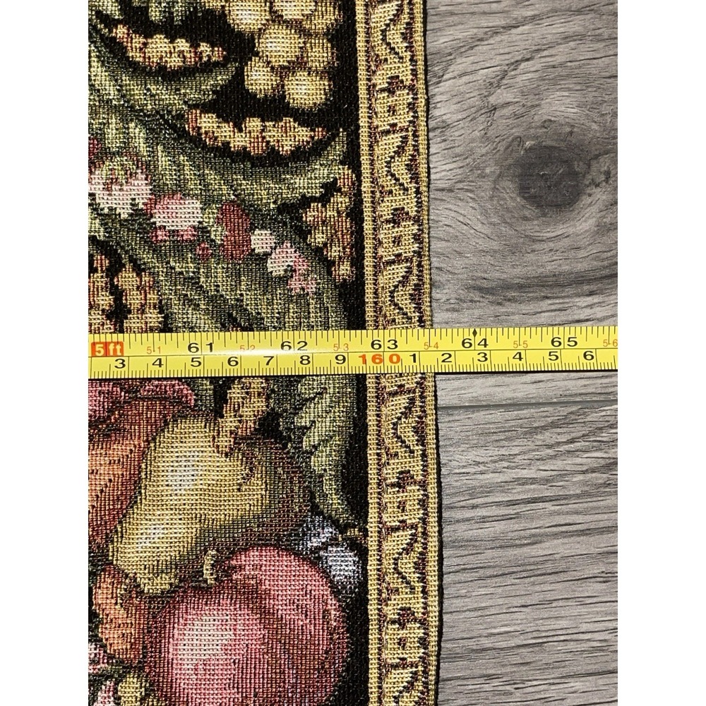 Vintage‎ Eve's Floral Paradise A Belgium- Woven Jacquard tapestry Horizontal - Picture 12 of 13
